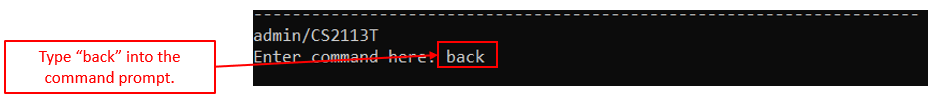 Back Command